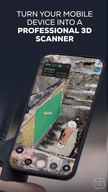تصاویر PIX4Dcatch: 3D scanner