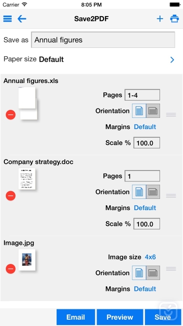 تصاویر Save2PDF for iPhone