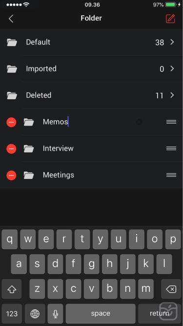 تصاویر AVR X PRO - Voice Recorder ++
