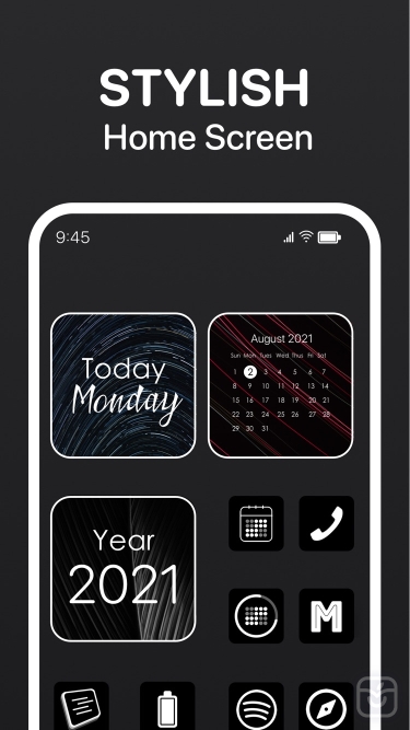 تصاویر Calendar Widget - Date Widgets ++