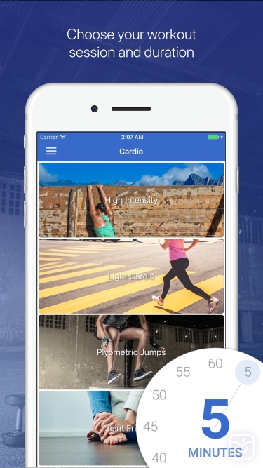 تصاویر Cardio & HIIT Workout - Fitify