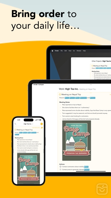تصاویر Agenda: Notes meets Calendar ++