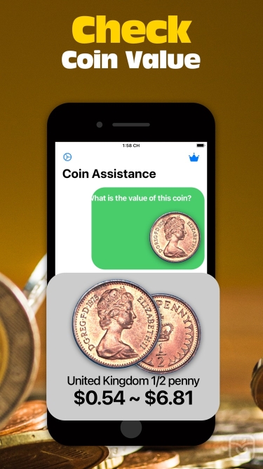 تصاویر CoinGenie: Identify Coins ++