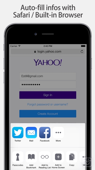 تصاویر Lock Password Manager safe App