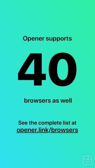 تصاویر Opener ‒ open links in apps ++