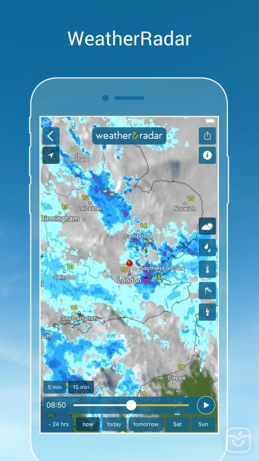 تصاویر Weather & Radar - Storm alerts ++