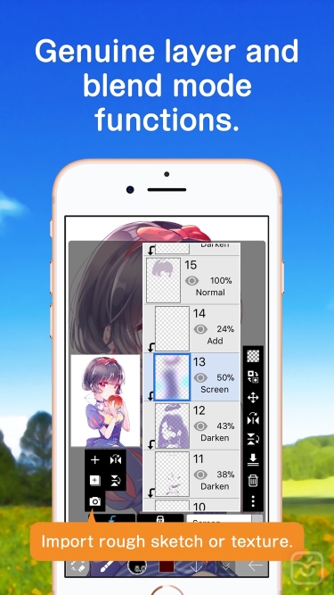 تصاویر ibis Paint X ++