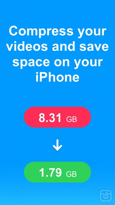 تصاویر Compress Videos & Resize Video ++