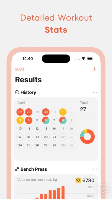 تصاویر Fitsession: Workout Journal ++