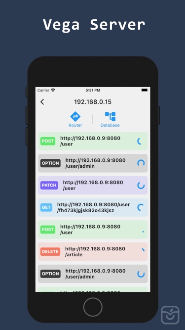 تصاویر Vega Server