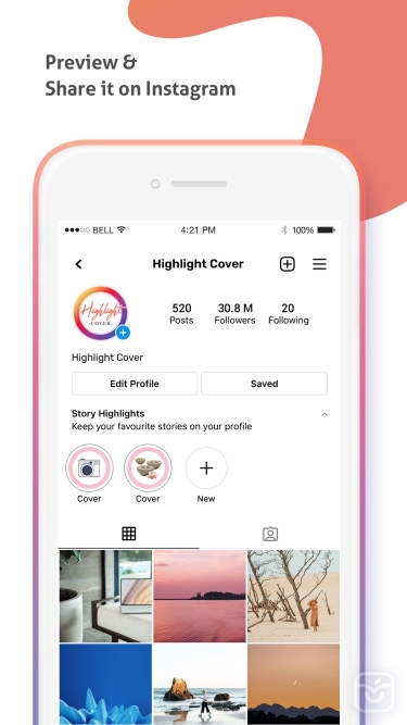 تصاویر Story Highlights Cover Maker
