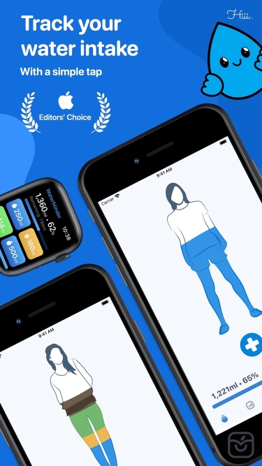 تصاویر Water Tracker ++ | آنلاک‌شده