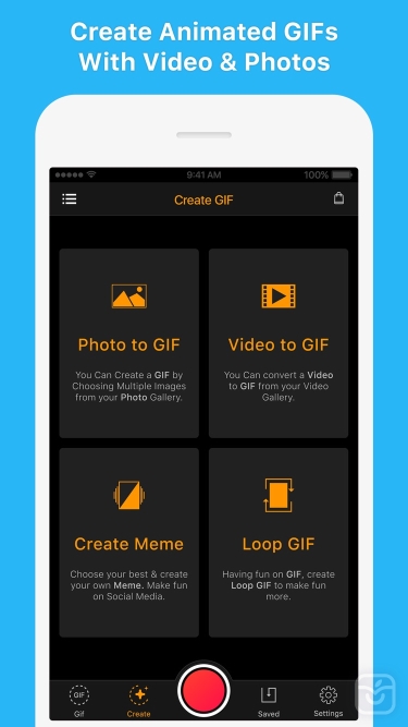 تصاویر GIF Maker - Make Video to GIFs ++
