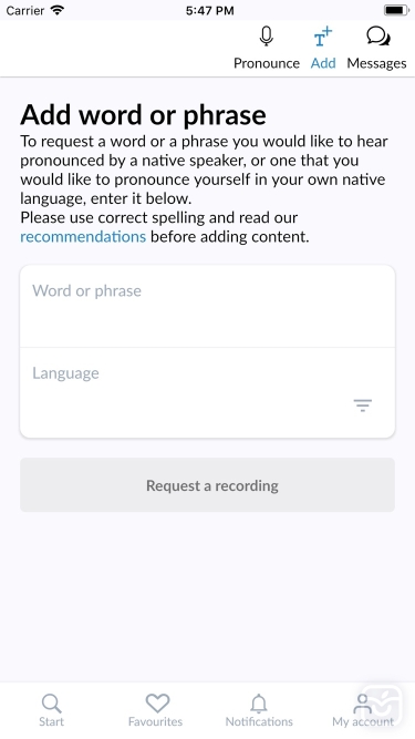 تصاویر Forvo Pronunciation