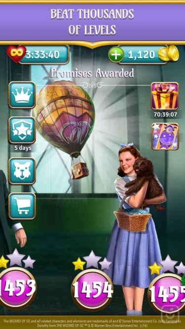 تصاویر The Wizard of Oz Magic Match 3