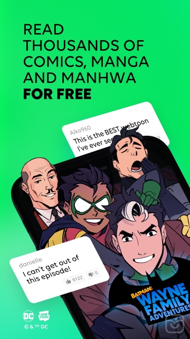 تصاویر WEBTOON: Manga, Comics, Manhwa ++