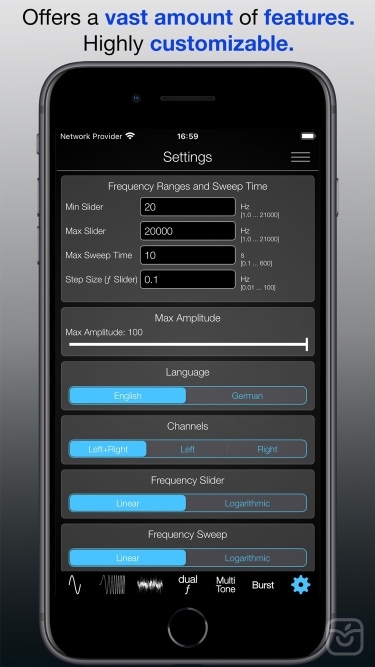 تصاویر Audio Function Generator PRO