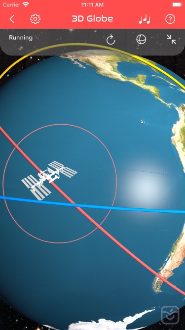 تصاویر ISS Real-Time Tracker 3D