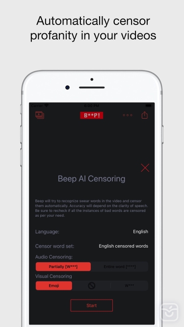 تصاویر Beep - Censor videos easily