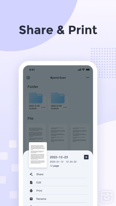 تصاویر Beyond Scan: OCR & PDF Scanner ++