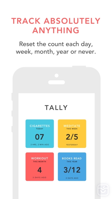 تصاویر Tally: The Anything Tracker