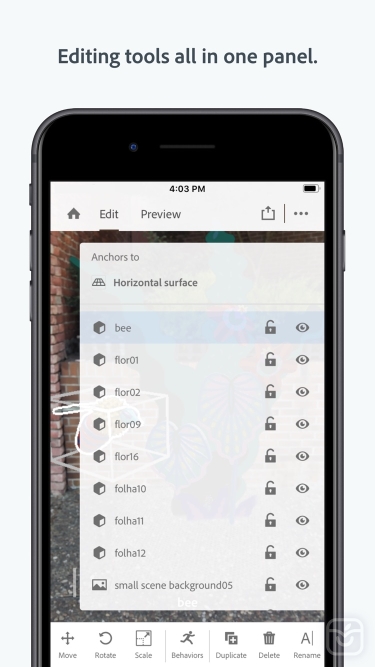 تصاویر Adobe Aero