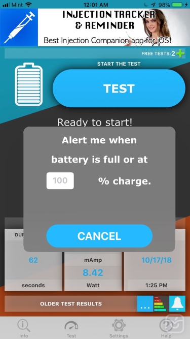 تصاویر Amperes Lite battery charging