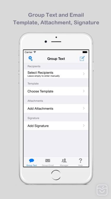 تصاویر Group Text and Email: List, Group and Smart Group Manager