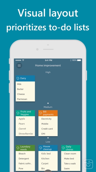 تصاویر Orderly - Simple to-do lists