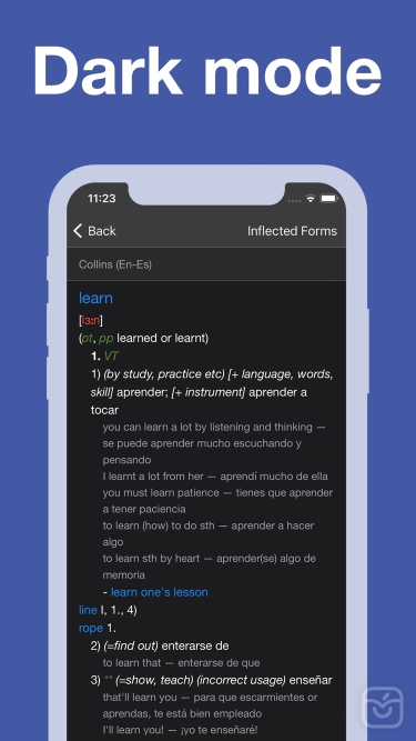 تصاویر Lingvo English Dictionary ++