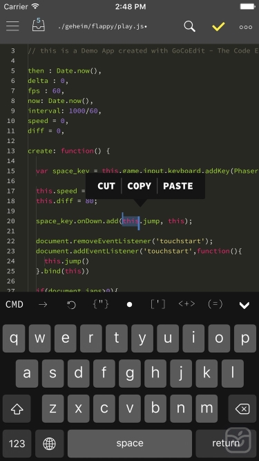 تصاویر GoCoEdit - Code & Text Editor