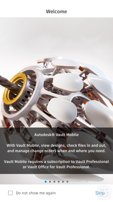 تصاویر Autodesk Vault Mobile