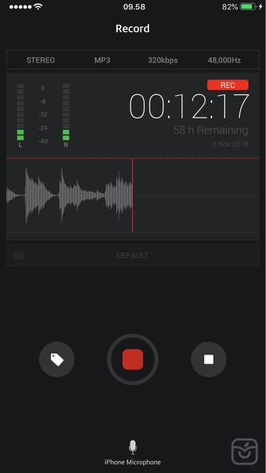 تصاویر AVR X PRO - Voice Recorder ++