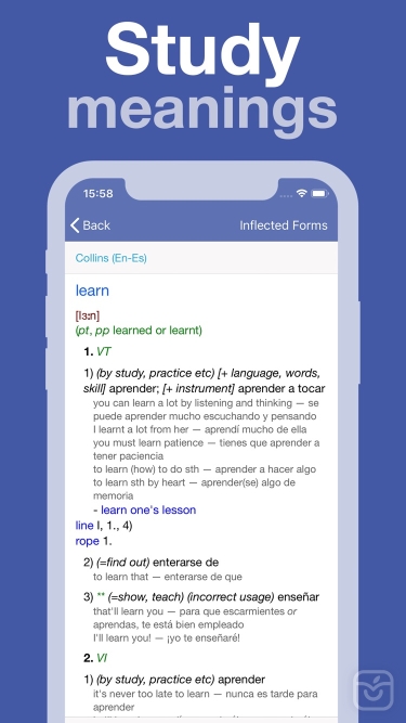 تصاویر Lingvo English Dictionary ++