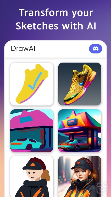 تصاویر DrawAI : Sketch to AI Art ++