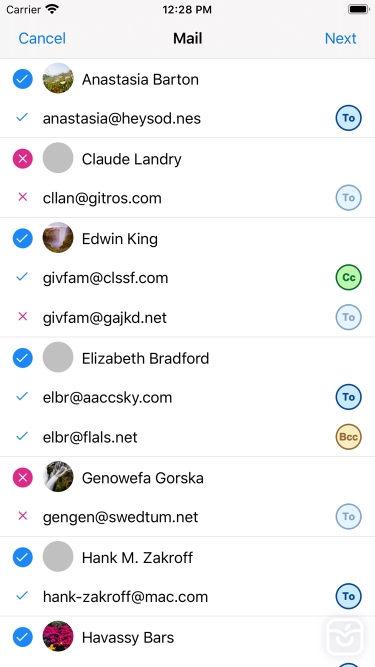 تصاویر iContacts+: Group Contacts