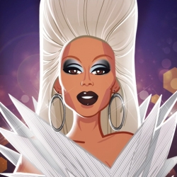 لوگو RuPaul's Drag Race Superstar ++