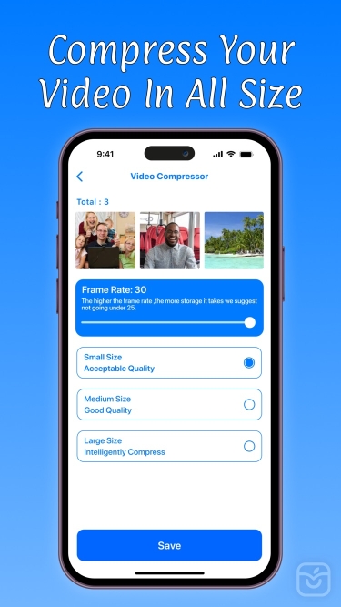 تصاویر Video compress - VideoSqueeze ++