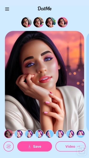 تصاویر DollMe - Avatar Doll Maker ++