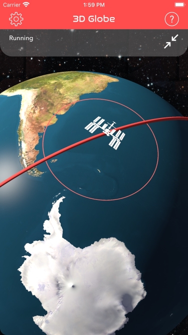 تصاویر ISS Real-Time Tracker 3D