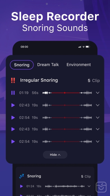 تصاویر Mintal Tracker:Sleep Recorder