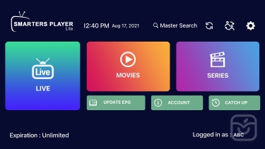 تصاویر Smarters Player Lite