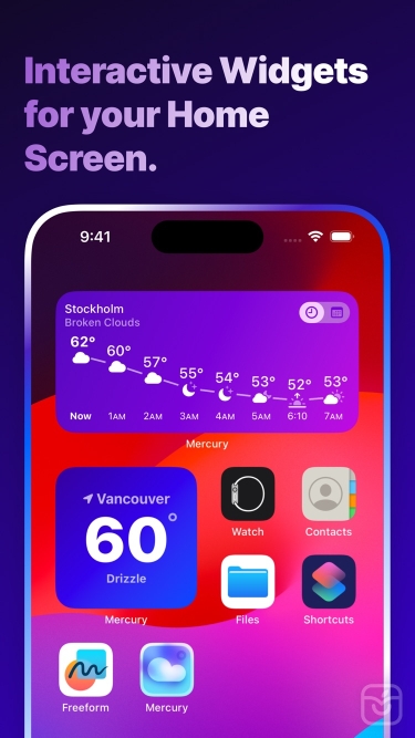 تصاویر Mercury Weather ++ | آنلاک‌شده