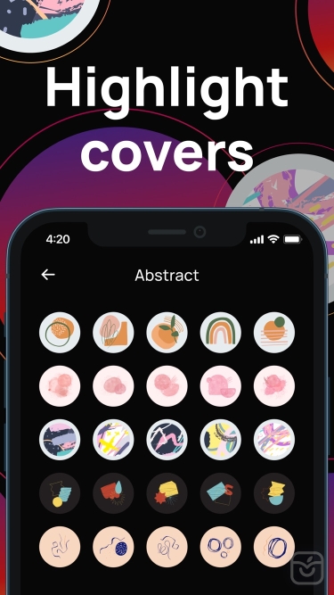 تصاویر Highlight Covers & InStories