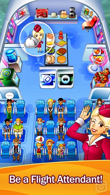 تصاویر First Class Flurry HD - Flight Attendant Time Management Game
