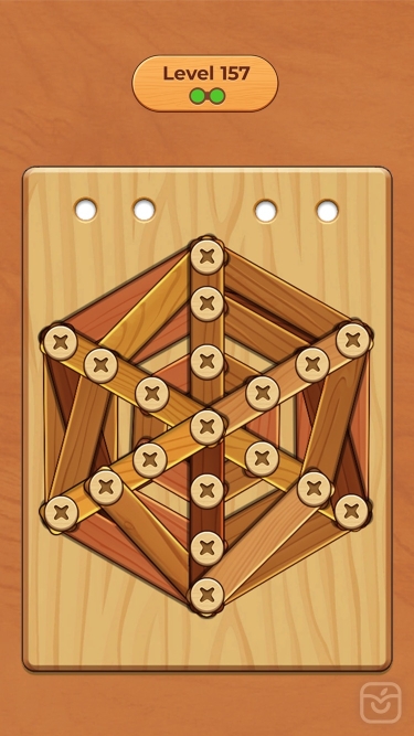 تصاویر Wood Nuts: Screw Puzzle ++