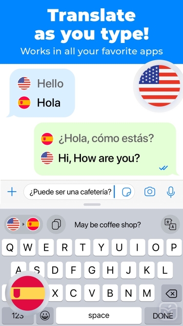 تصاویر OkTalk Keyboard Translator ++