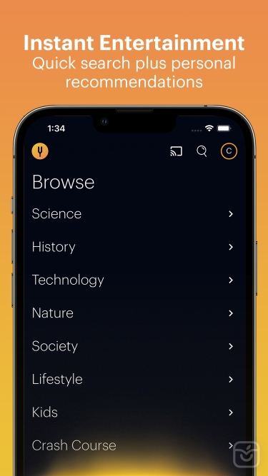 تصاویر CuriosityStream