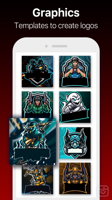 تصاویر Logo Gamer Esport Gaming Maker