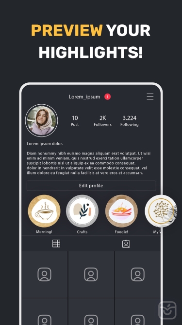 تصاویر Story Highlight Cover Maker